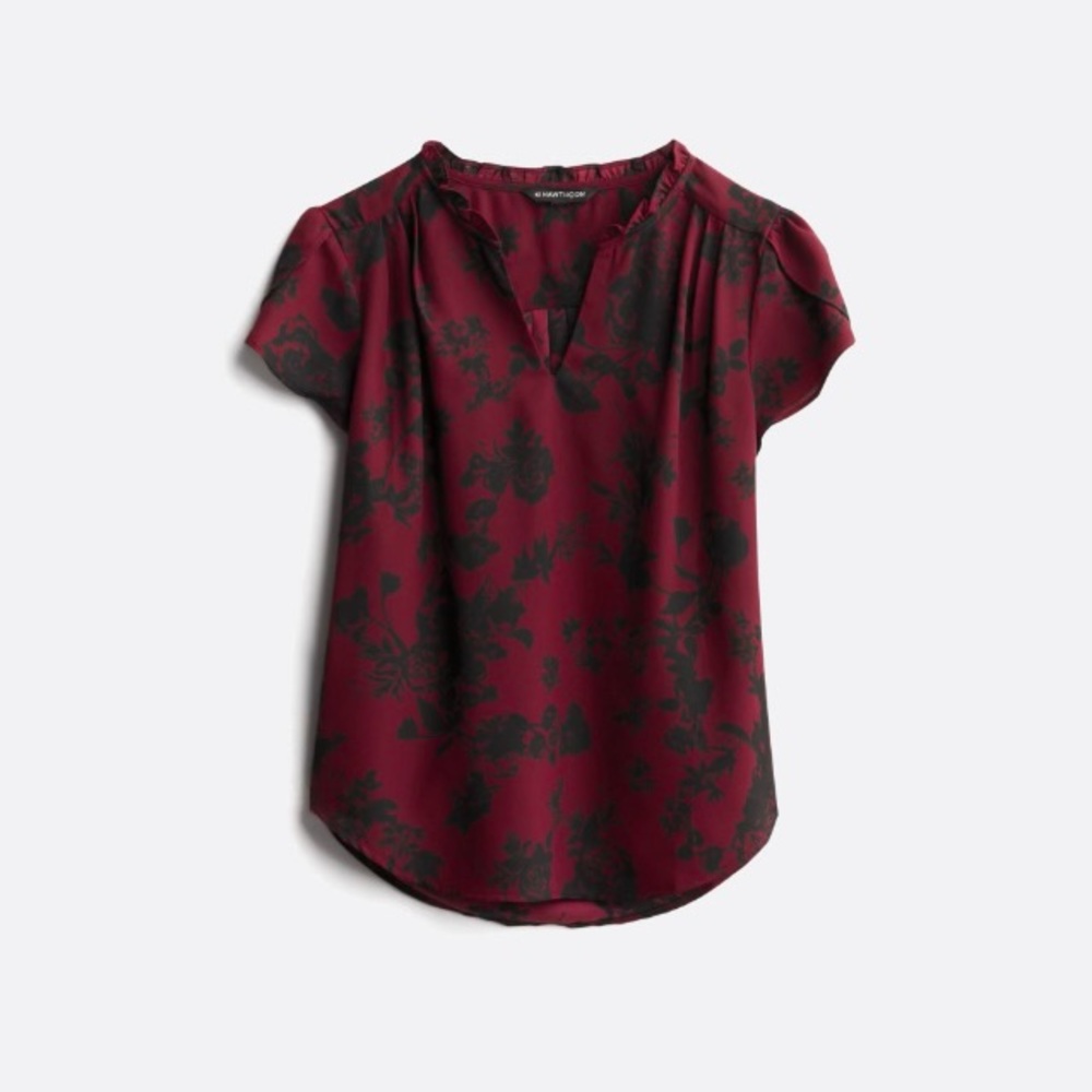 41 HAWTHORN Tiffiny Tulip Sleeve Sleeve Blouse